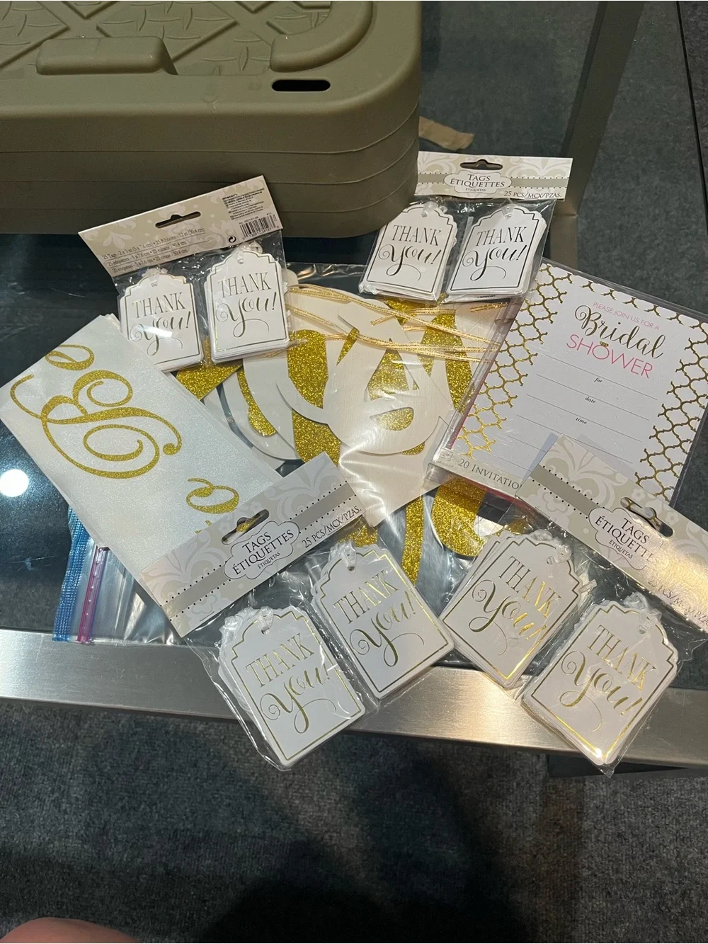 Bridal Shower Package - White & Gold